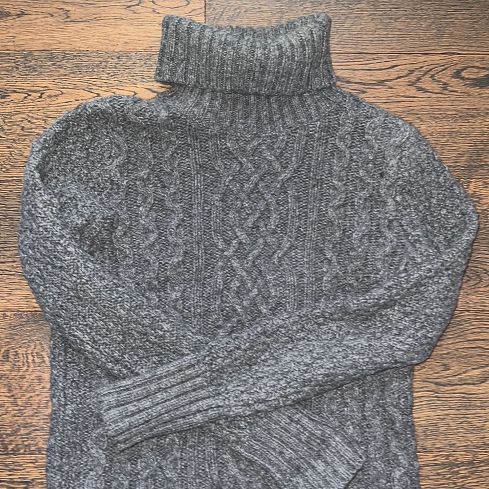 Dark gray Eddie Bauer turtleneck